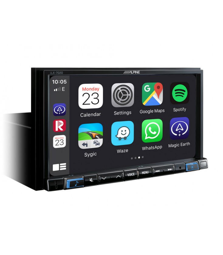 Actualiza tu coche con CarPlay con estas 7 pantallas multimedia: GPS, aviso  de radares, manos libres
